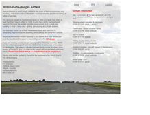 Tablet Screenshot of hintonairfield.co.uk